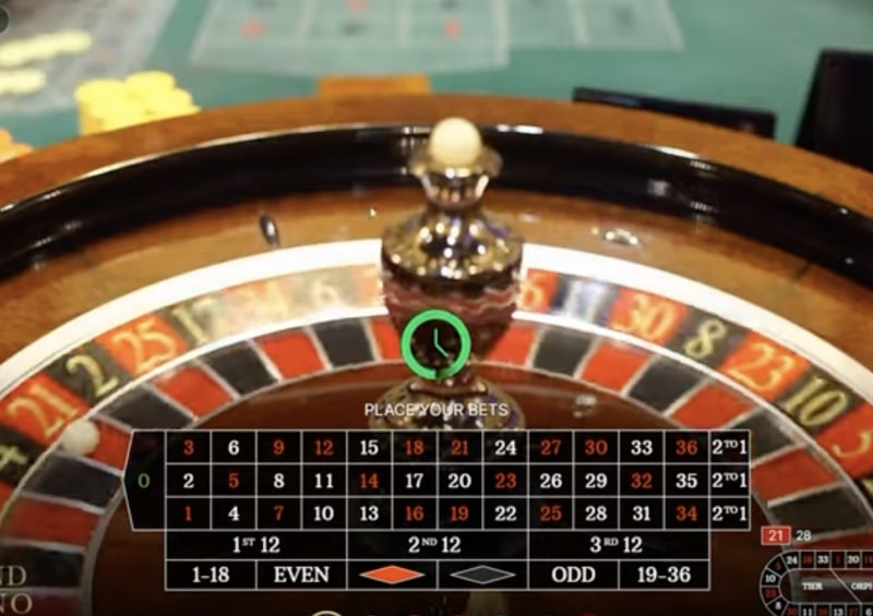 Online roulette in online casino
